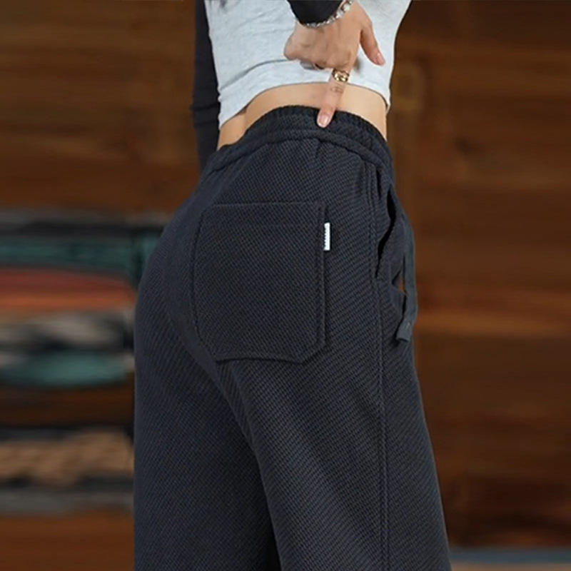 Twill Knit Casual Pants - Men's Comfortable Breathable Daily Wear Trousers for Work and Leisure - Image 4