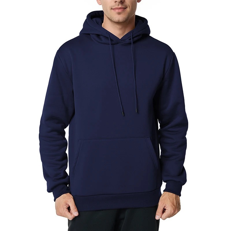 Men's Autumnwinter Fleece-lined Hooded Jacket - Image 10